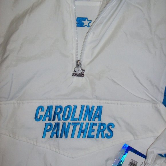 CAROLINA PANTHERS Half Zip STARTER Jacket RARE - Picture 5 of 8
